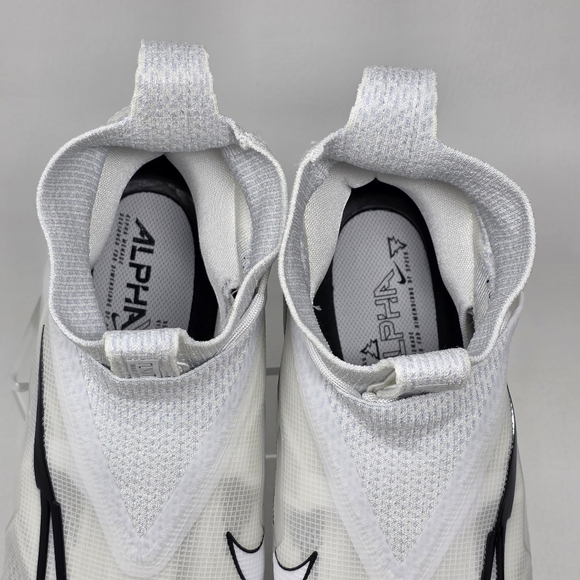 Nike Alpha Menace Elite 3 Football Cleats Pure Platinum CT6648-109 Size 13.5 New - Picture 10 of 10